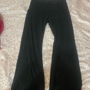 Black Flared Yoga Pants